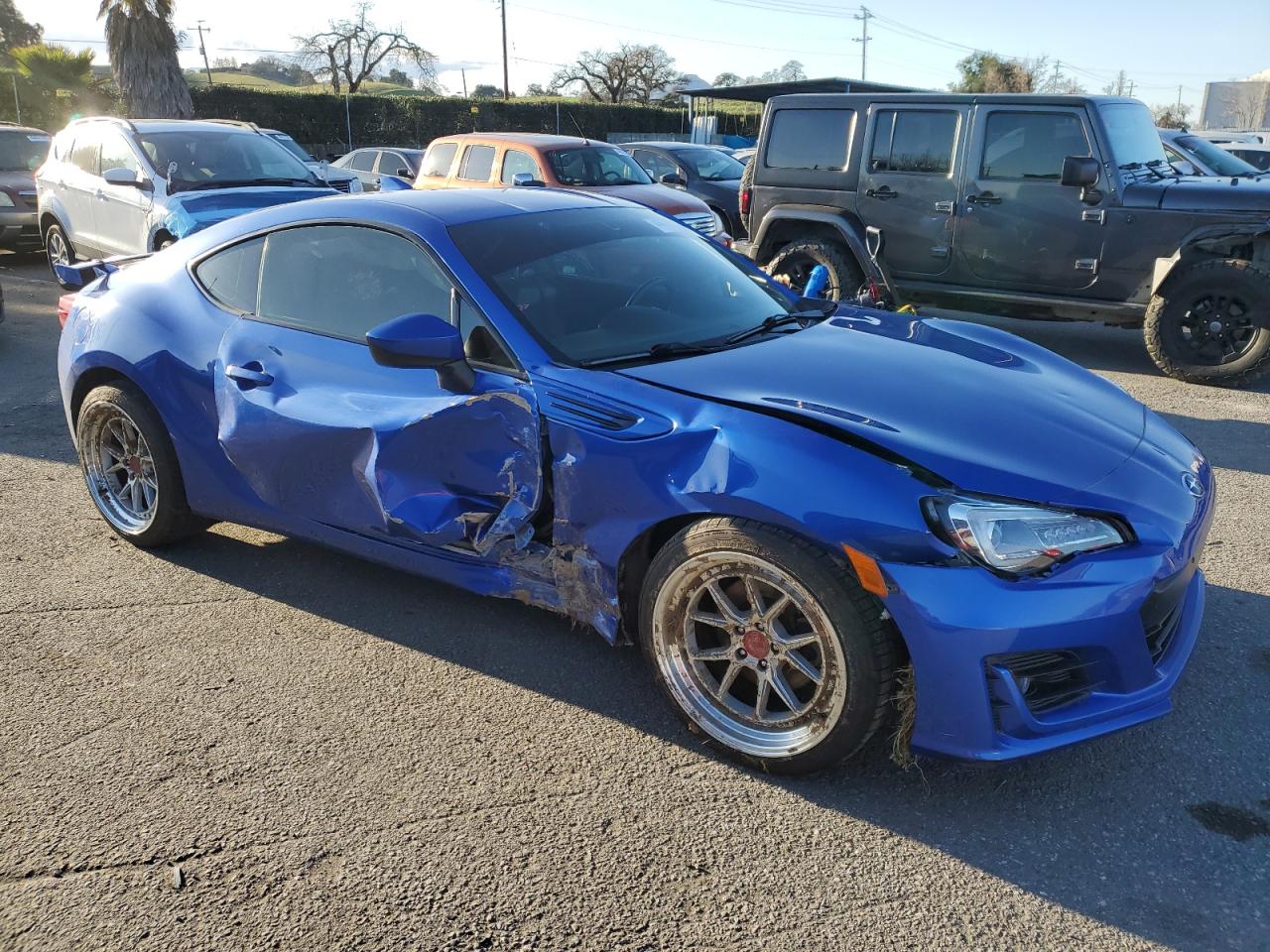 2019 Subaru BRZ VIN JF1ZCAC14K9602011 Copart auction photo, side / undercarriage damage thumbnail 4