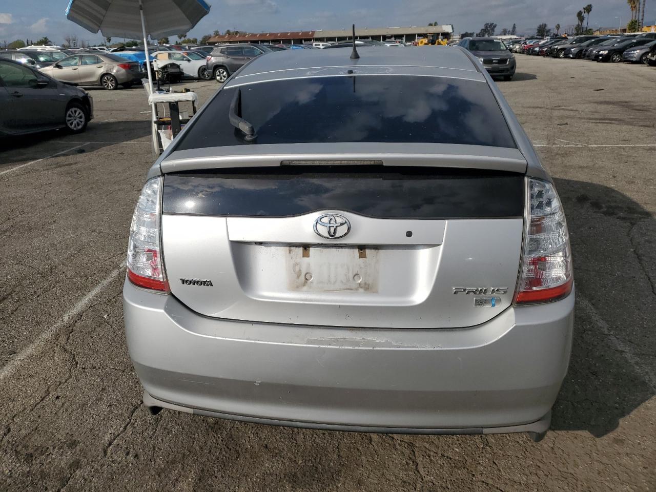 2009 Toyota Prius VIN JTDKB20U797864713 Copart auction photo, burn / minor dent/scratches damage thumbnail 6