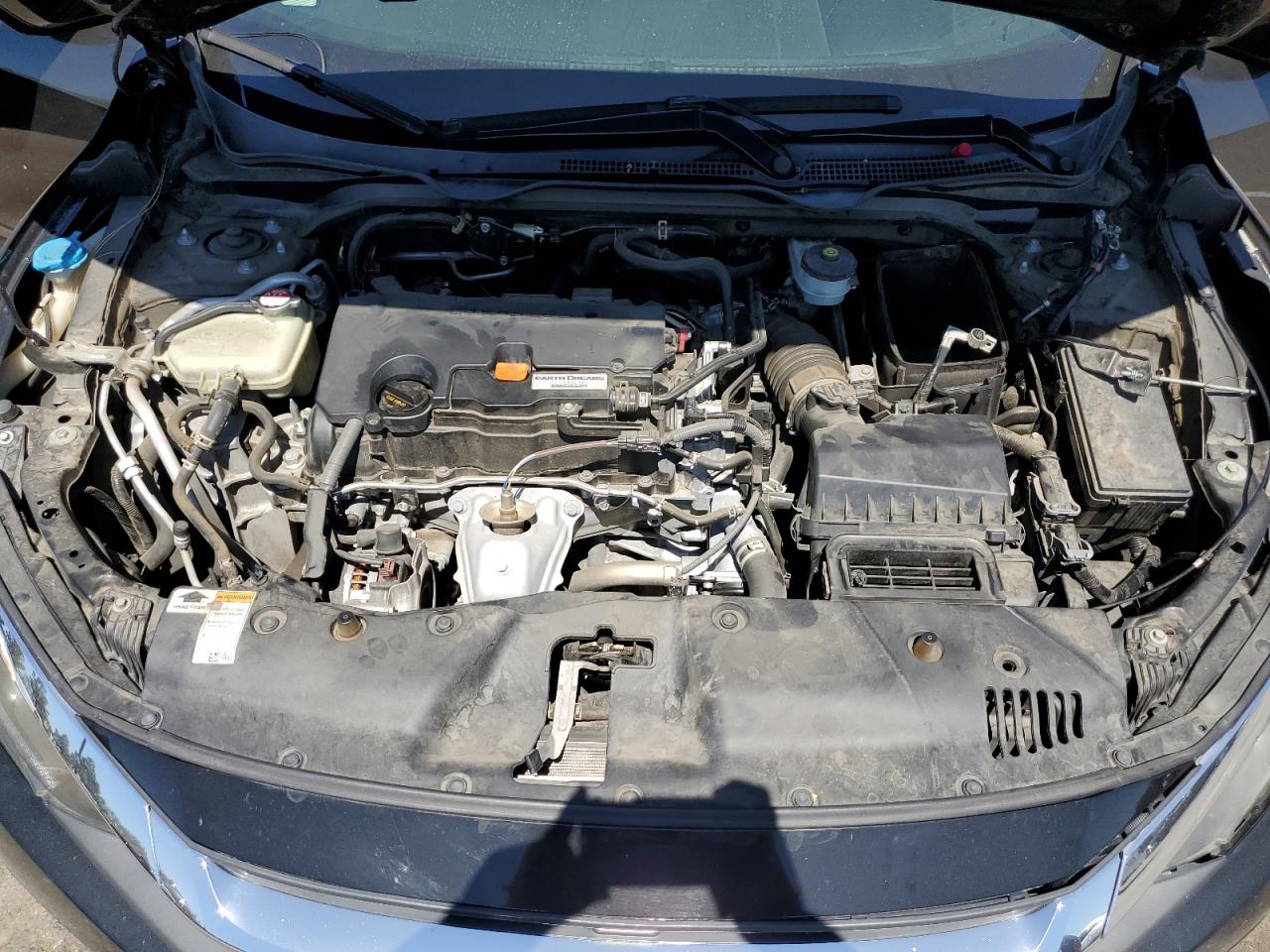 2017 Honda Civic VIN 2HGFC2F57HH549607 Copart auction photo, all over / undercarriage damage thumbnail 11