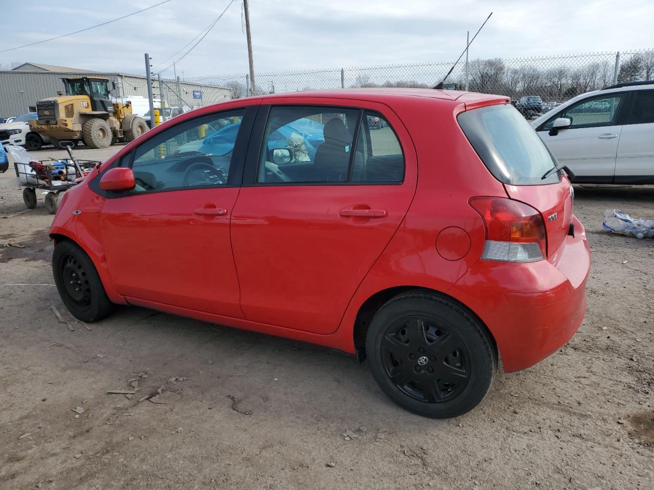 2010 Toyota Yaris VIN JTDKT4K33A5281858 Copart auction photo, front end / side damage thumbnail 2