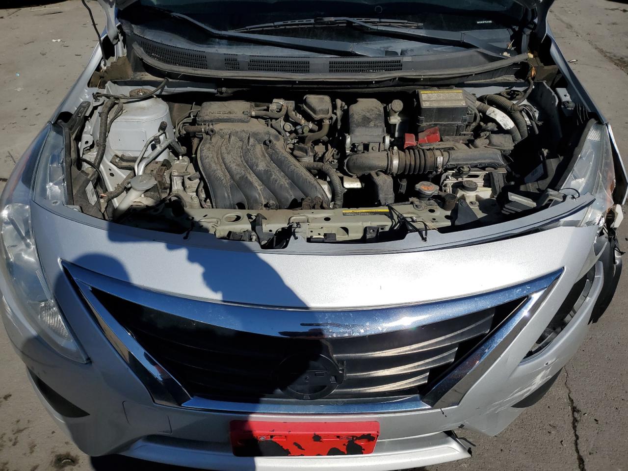 2015 Nissan Versa VIN 3N1CN7AP1FL812926 Copart auction photo, front end / rear end damage thumbnail 11