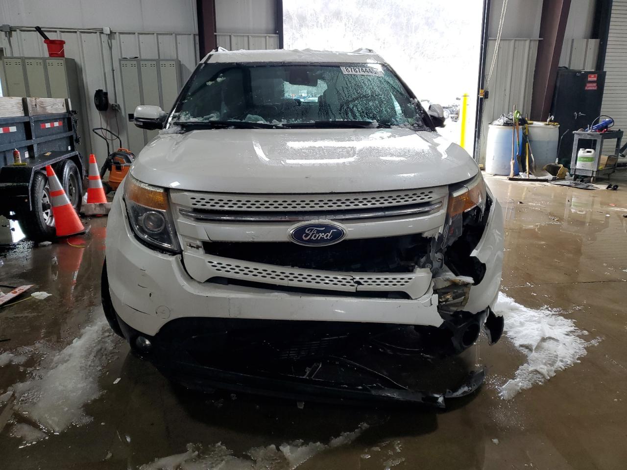 2015 Ford Explorer VIN 1FM5K8F84FGB29138 Copart auction photo, front end damage thumbnail 5