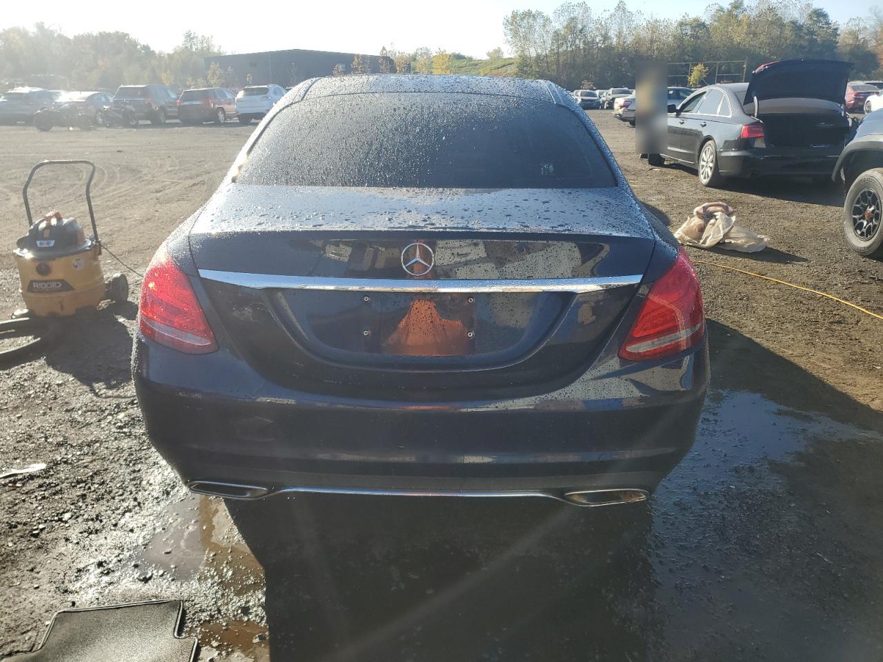 2016 Mercedes-Benz C-klasse VIN 55SWF4KB9GU111977 Copart auction photo, front end / side damage thumbnail 6
