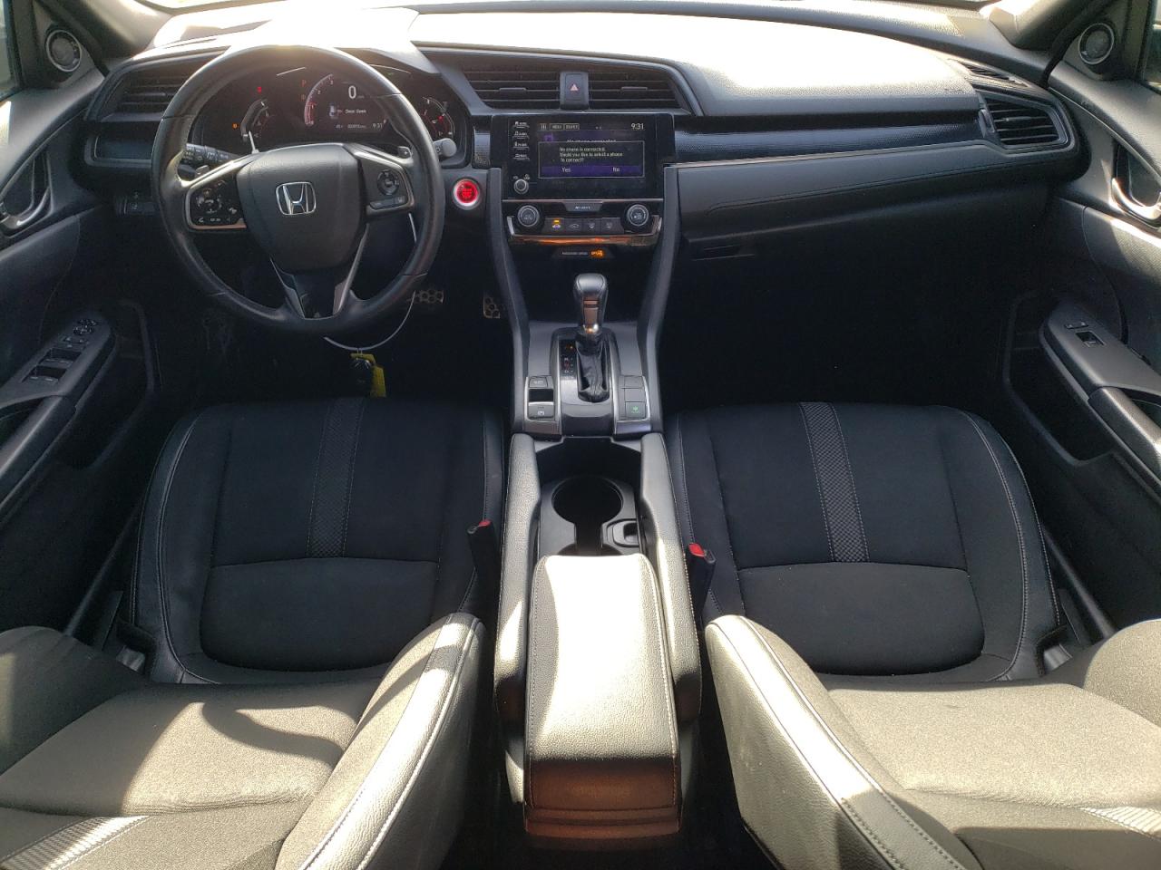 2021 Honda Civic VIN SHHFK7H44MU402243 Copart auction photo, side / front end damage thumbnail 8