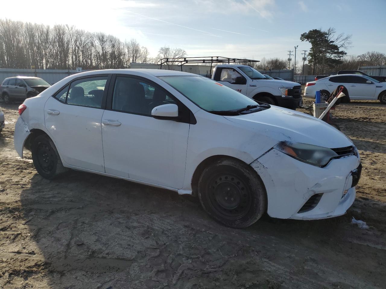 2015 Toyota Corolla VIN 2T1BURHE2FC362332 Copart auction photo, rear end / front end damage thumbnail 4