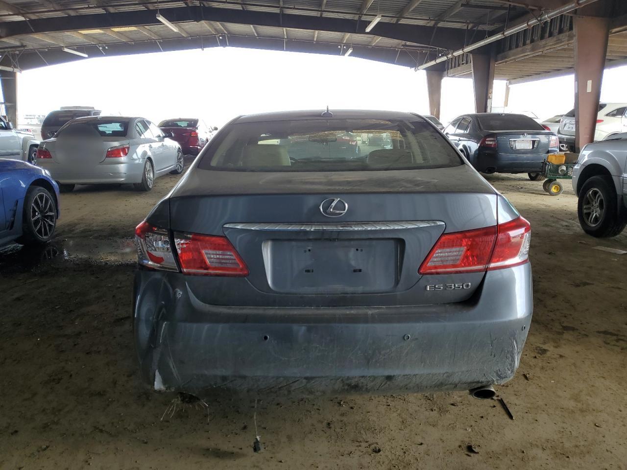 2012 Lexus ES VIN JTHBK1EGXC2500124 Copart auction photo, undercarriage / rear end damage thumbnail 6