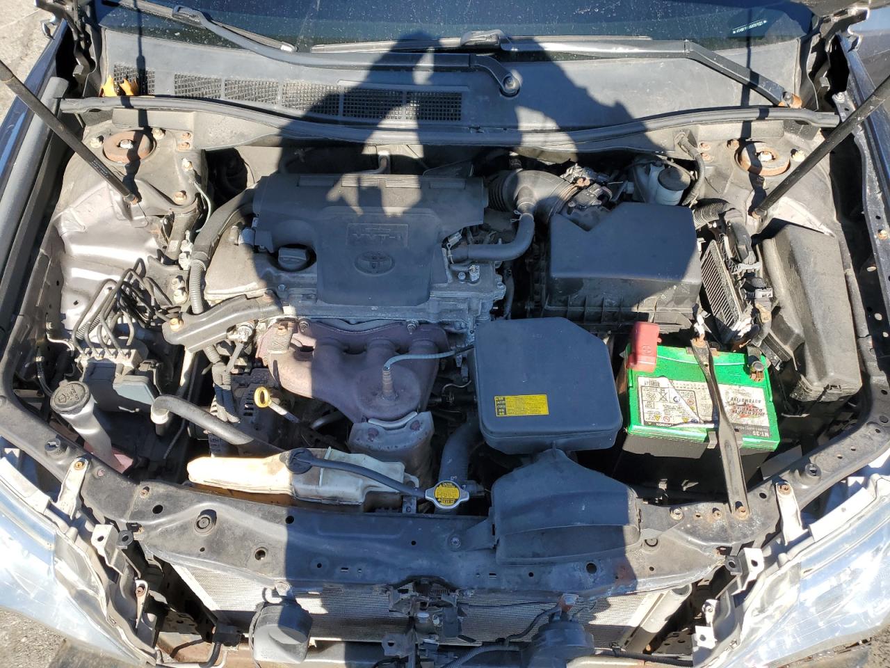 2014 Toyota Camry VIN 4T4BF1FK5ER351221 Copart auction photo, rear end damage thumbnail 11
