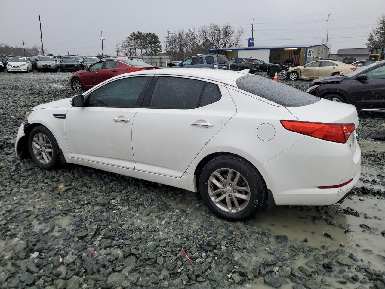 2013 KIA Optima VIN KNAGM4A71D5386133 Copart auction photo, vandalism / front end damage thumbnail 2