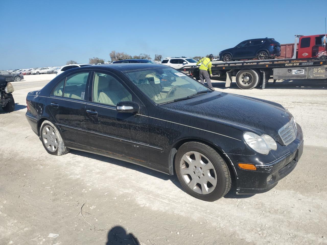 2006 Mercedes-Benz C-klasse VIN WDBRF92H86F767712 Copart auction photo, water/flood damage thumbnail 4