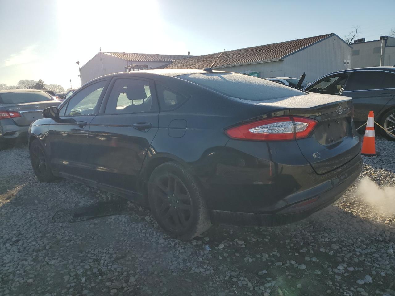 2015 Ford Fusion VIN 1FA6P0H76F5129384 Copart auction photo, side damage thumbnail 2