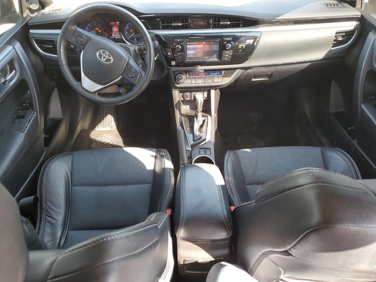 2016 Toyota Corolla VIN 5YFBURHE8GP390931 Copart auction photo, side / front end damage thumbnail 8
