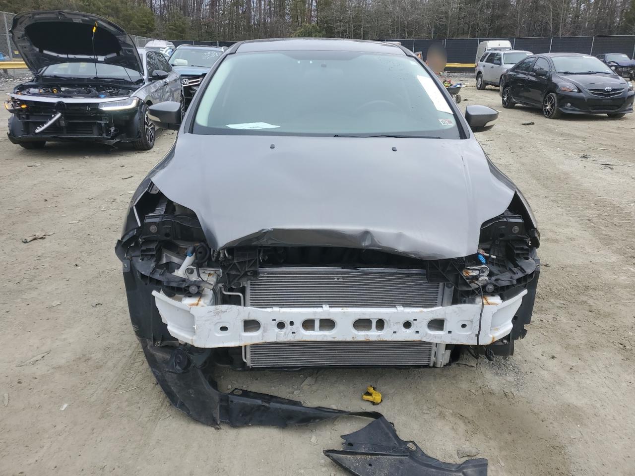 2014 Ford Focus VIN 1FADP3F22EL355612 Copart auction photo, front end damage thumbnail 5