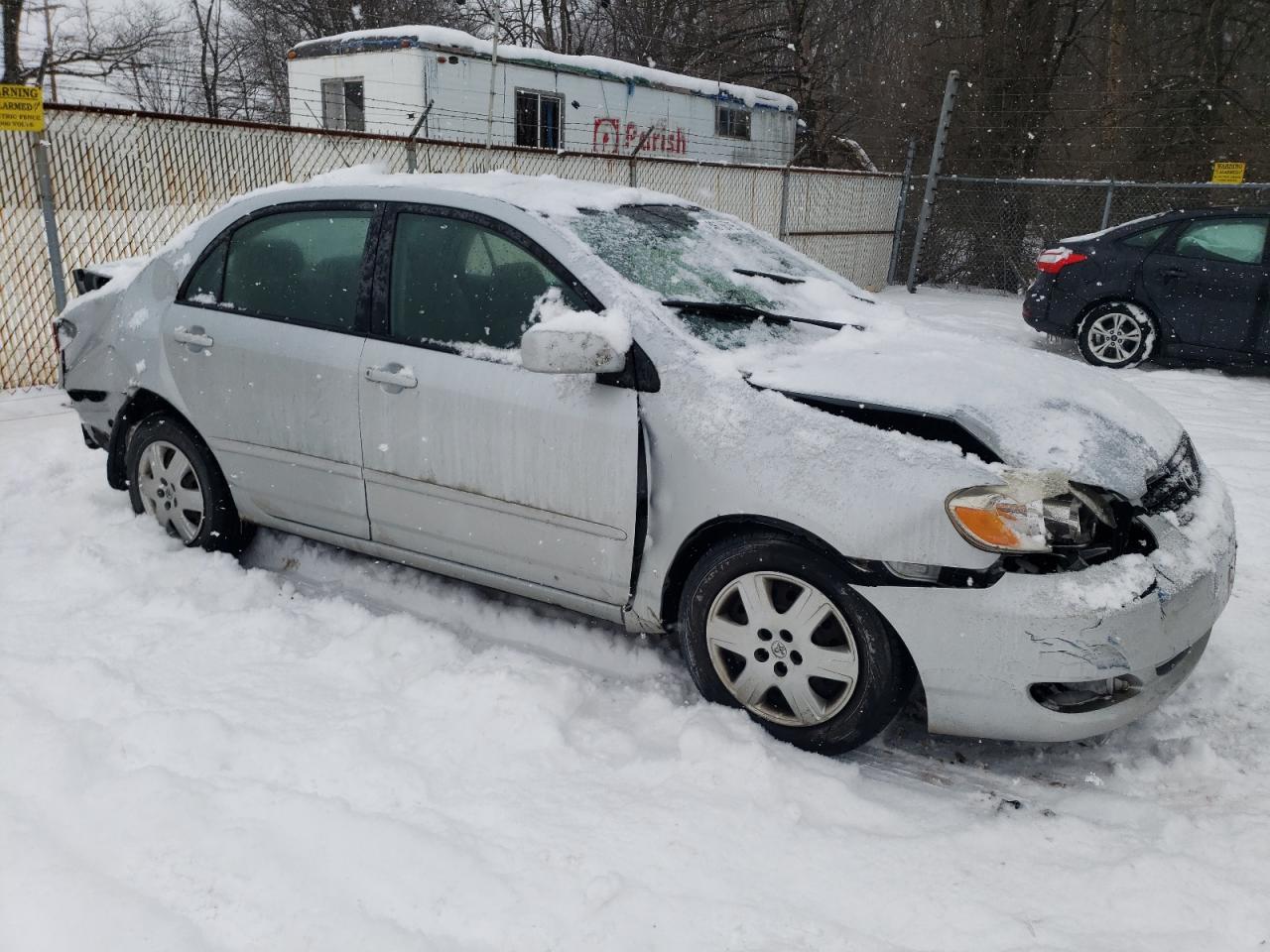 2008 Toyota Corolla VIN 2T1BR30E98C895193 Copart auction photo, front end / rear end damage thumbnail 4