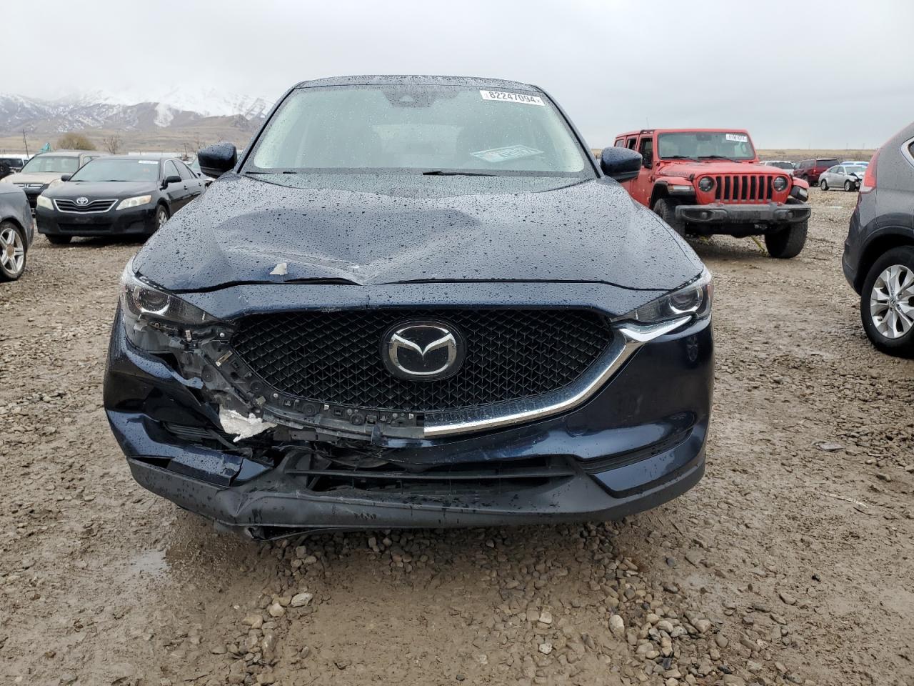 2021 Mazda CX-5 VIN JM3KFBCM6M0415824 Copart auction photo, front end / rear end damage thumbnail 5