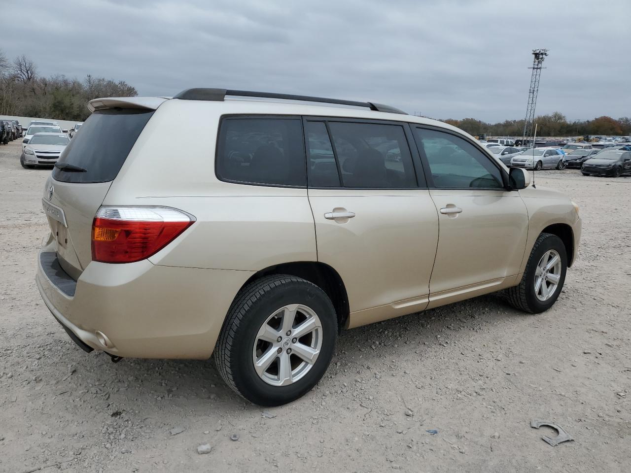 2009 Toyota Highlander VIN JTEDA41A992001173 Copart auction photo, rear end / hail damage thumbnail 3