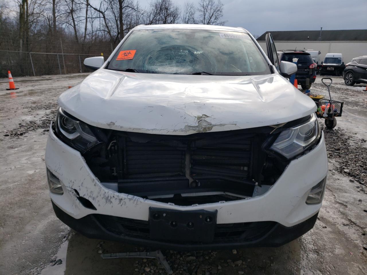 2018 Chevrolet Equinox VIN 3GNAXSEV1JS547893 Copart auction photo, front end / side damage thumbnail 5
