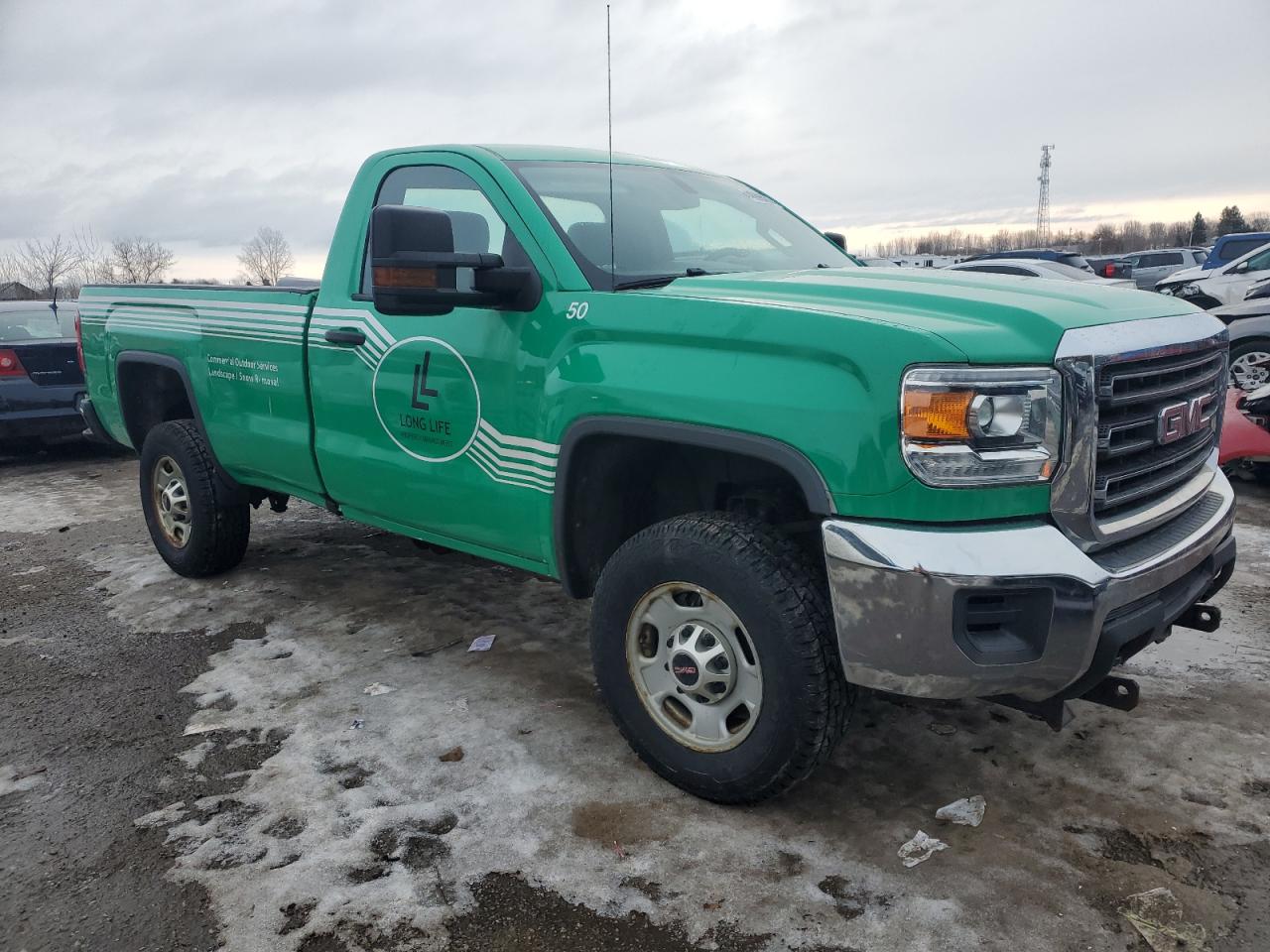 2018 GMC Sierra VIN 1GT02REG5JZ352539 Copart auction photo, mechanical / rear end damage thumbnail 4