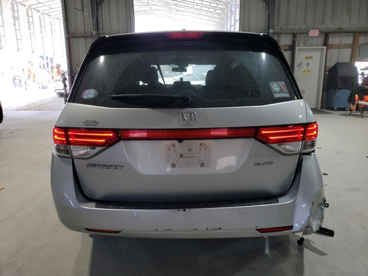 2014 Honda Odyssey VIN 5FNRL5H96EB104385 Copart auction photo, rear end damage thumbnail 6