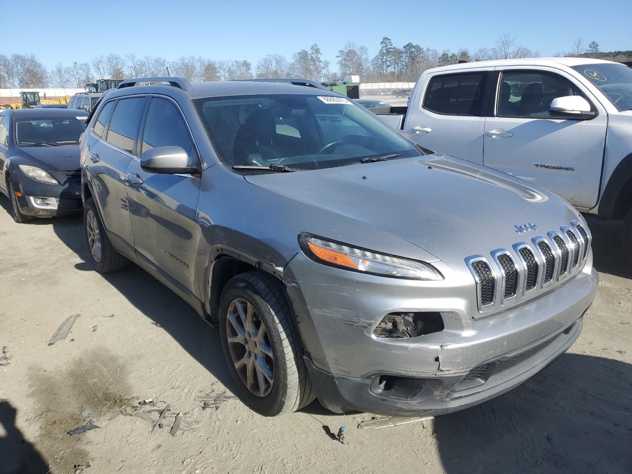 2014 Jeep Grand Cherokee VIN 1C4PJLCBXEW170476 Copart auction photo, front end damage thumbnail 4