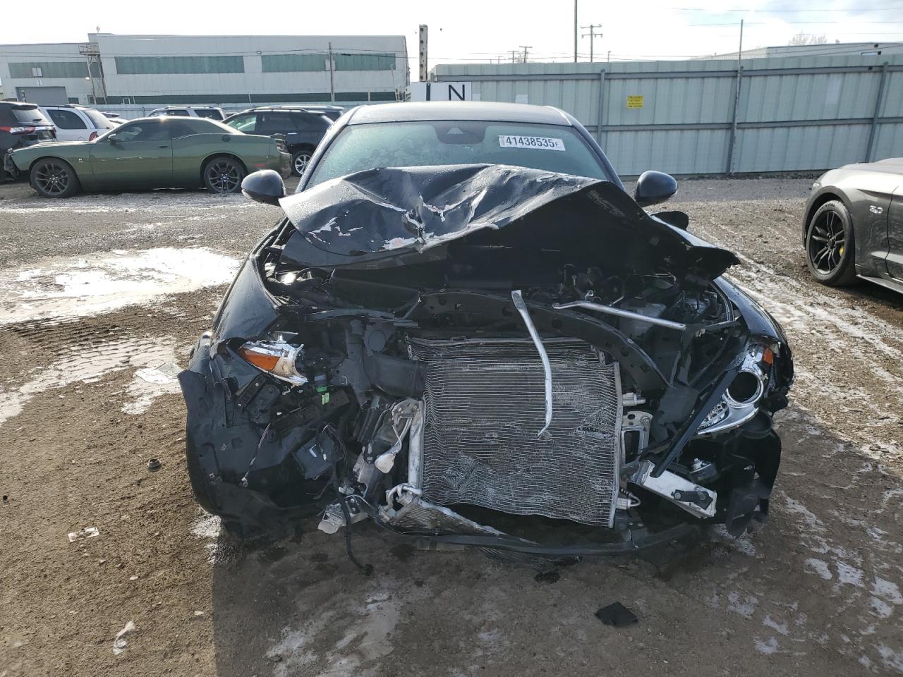 2021 Alfa Romeo Giulia VIN ZARFANANXM7648317 Copart auction photo, front end damage thumbnail 5