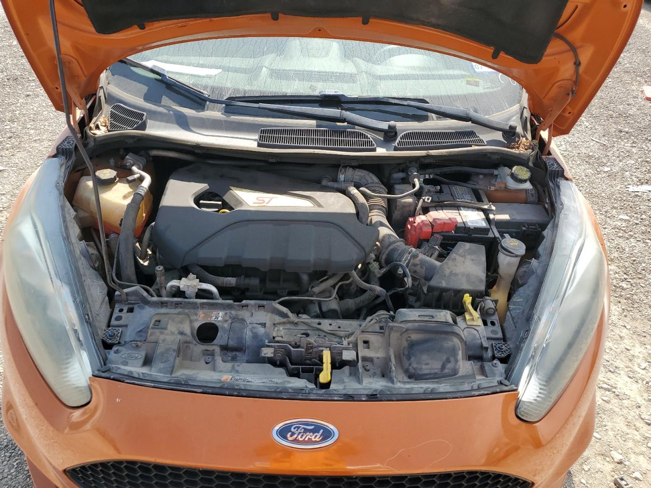 2019 Ford Fiesta VIN 3FADP4GX1KM158098 Copart auction photo, hail damage thumbnail 11