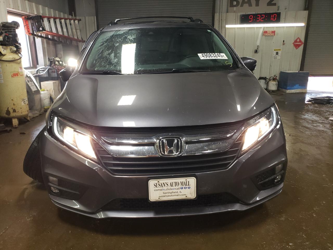 2019 Honda Odyssey VIN 5FNRL6H71KB025318 Copart auction photo, front end / side damage thumbnail 5