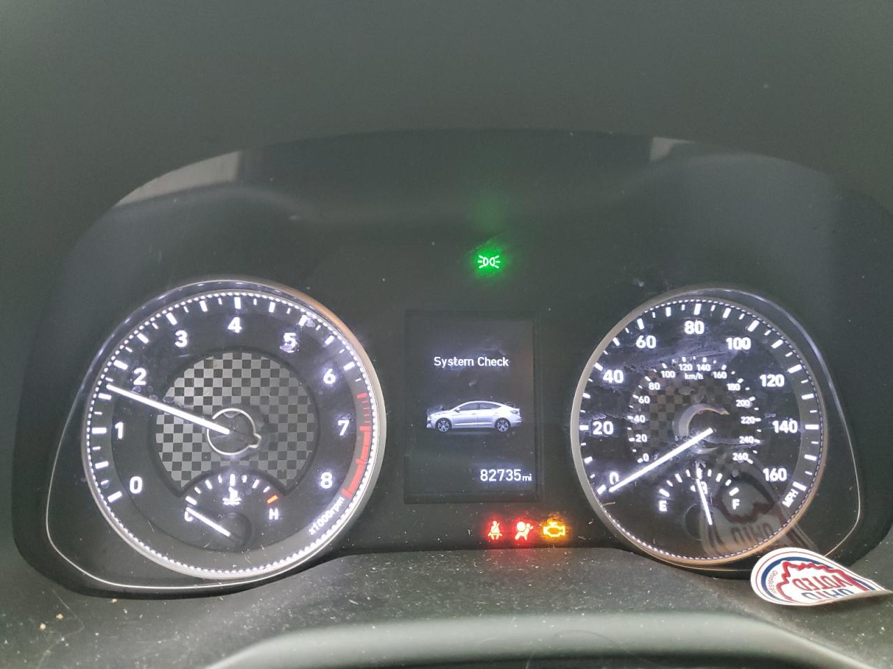 2019 Hyundai Elantra VIN 5NPD84LF5KH487123 Copart auction photo, side / front end damage thumbnail 9