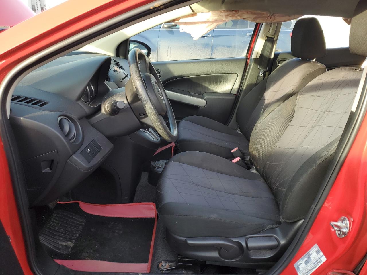 2013 Mazda 2 VIN JM1DE1KY1D0169848 Copart auction photo, side / undercarriage damage thumbnail 7