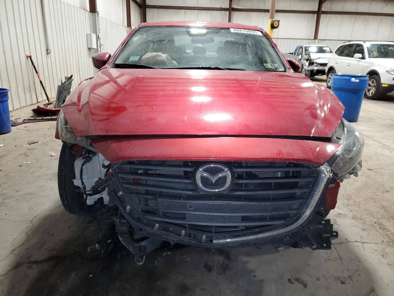 2018 Mazda 3 VIN 3MZBN1V37JM251239 Copart auction photo, front end damage thumbnail 5
