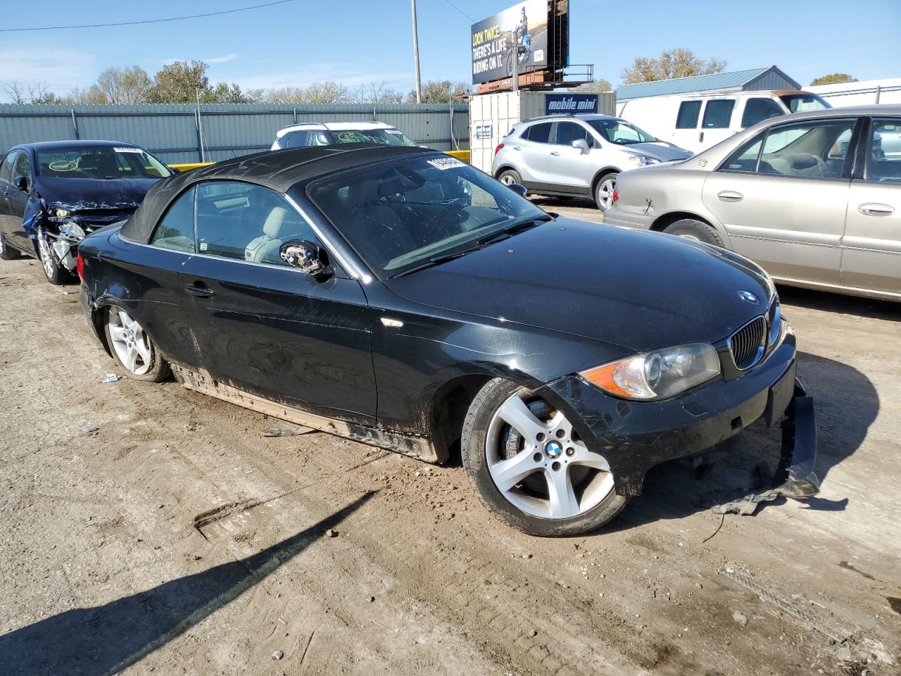 2009 BMW 1er VIN WBAUN93509VK40922 Copart auction photo, all over damage thumbnail 4