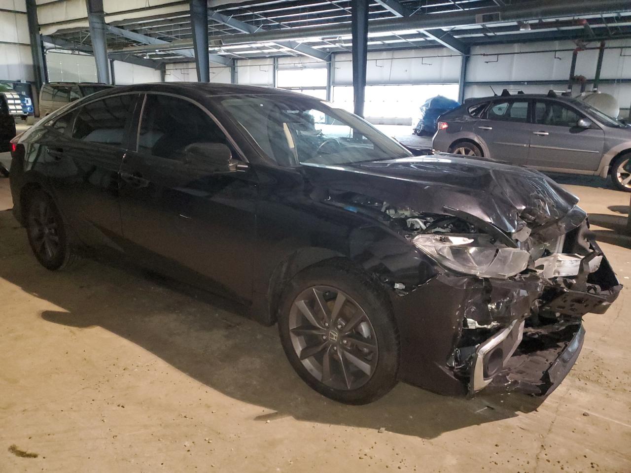 2019 Honda Civic VIN 19XFC1F70KE209731 Copart auction photo, front end / mechanical damage thumbnail 4