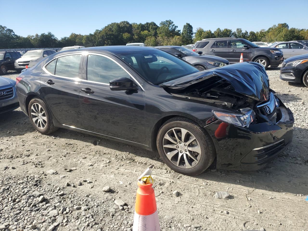 2016 Acura TLX VIN 19UUB1F36GA012680 Copart auction photo, front end damage thumbnail 4