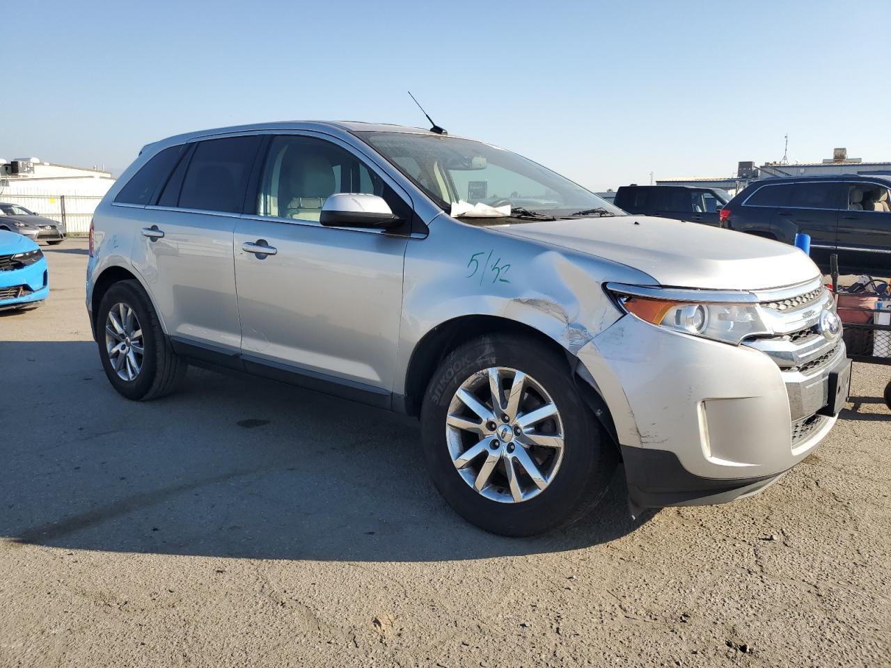 2014 Ford Edge VIN 2FMDK3KC9EBA19149 Copart auction photo, front end damage thumbnail 4