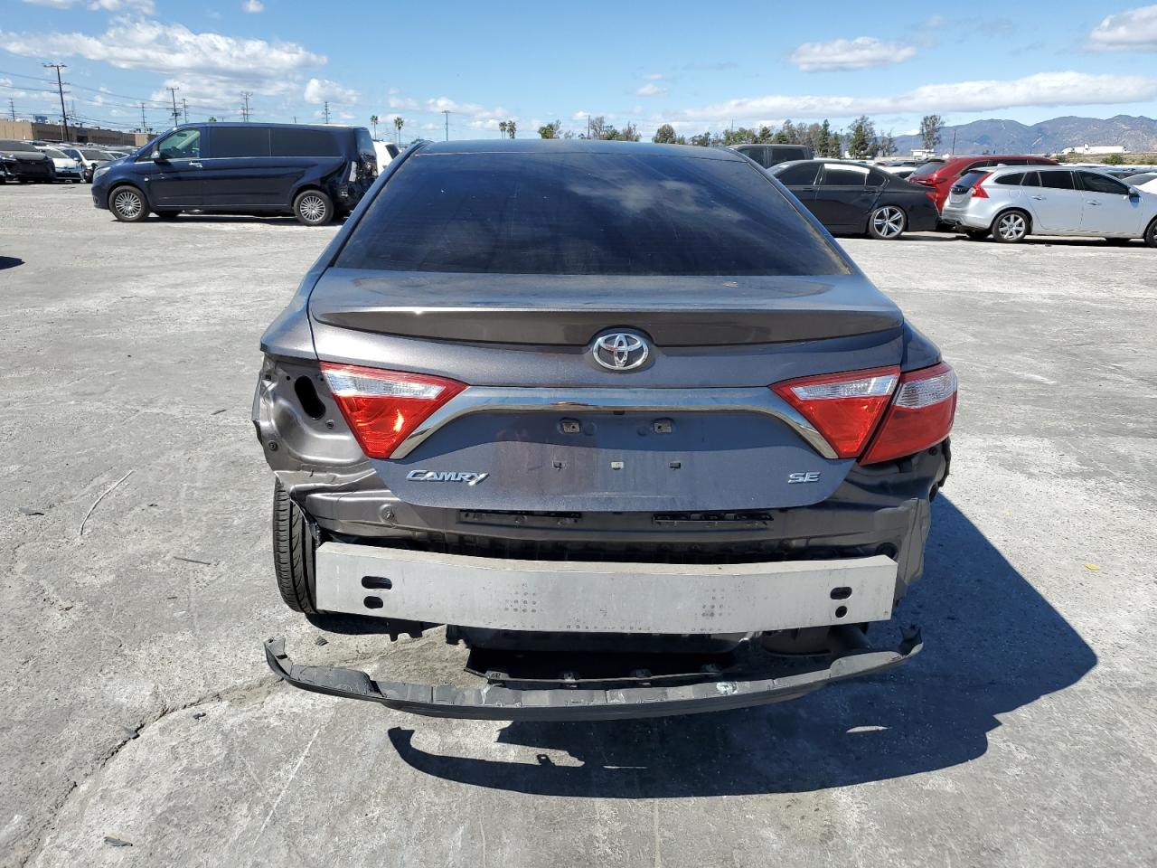 2016 Toyota Camry VIN 4T1BF1FK3GU212024 Copart auction photo, rear end damage thumbnail 6