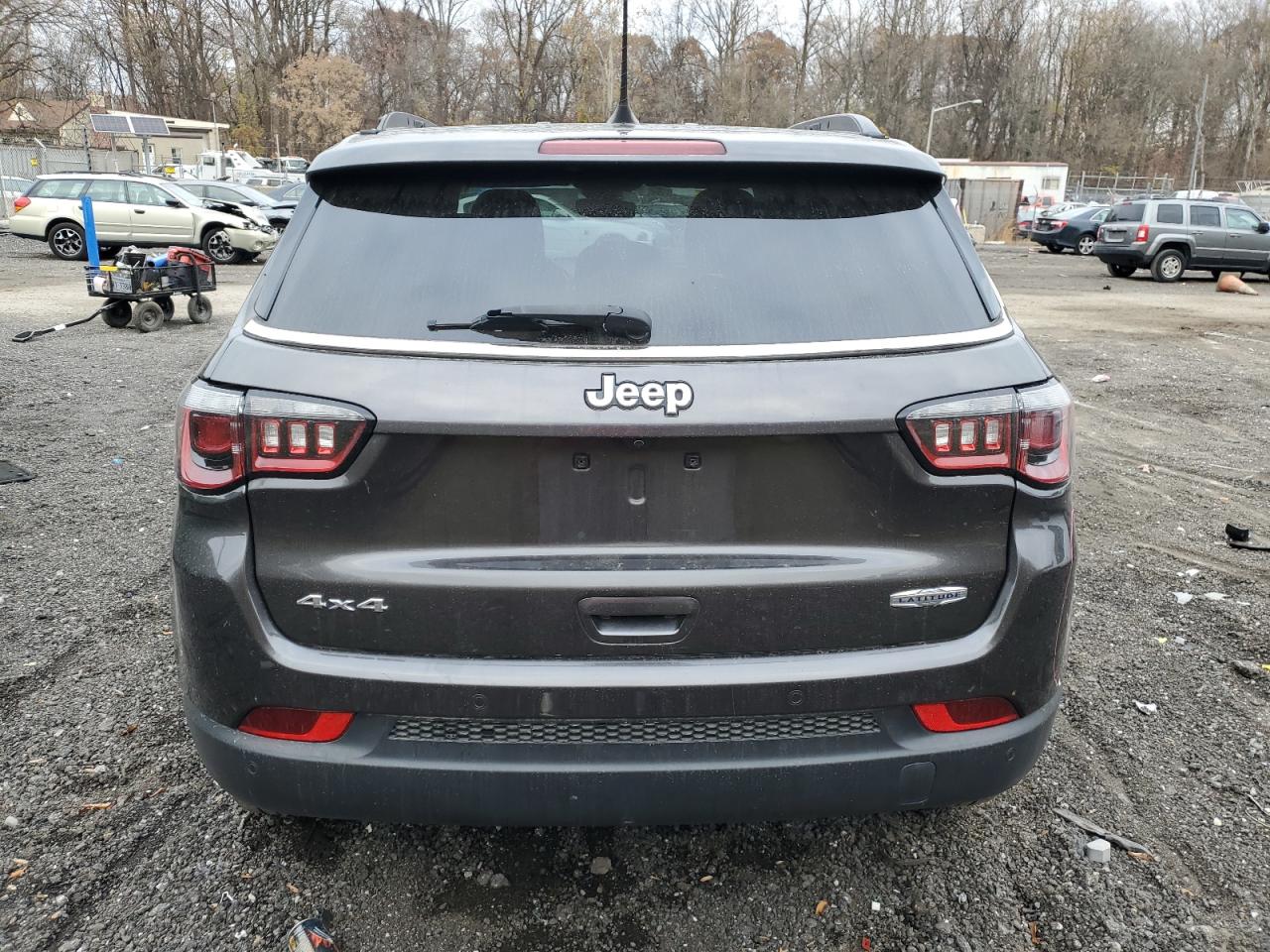 2018 Jeep Compass VIN 3C4NJDBB5JT393040 Copart auction photo, front end / stripped damage thumbnail 6
