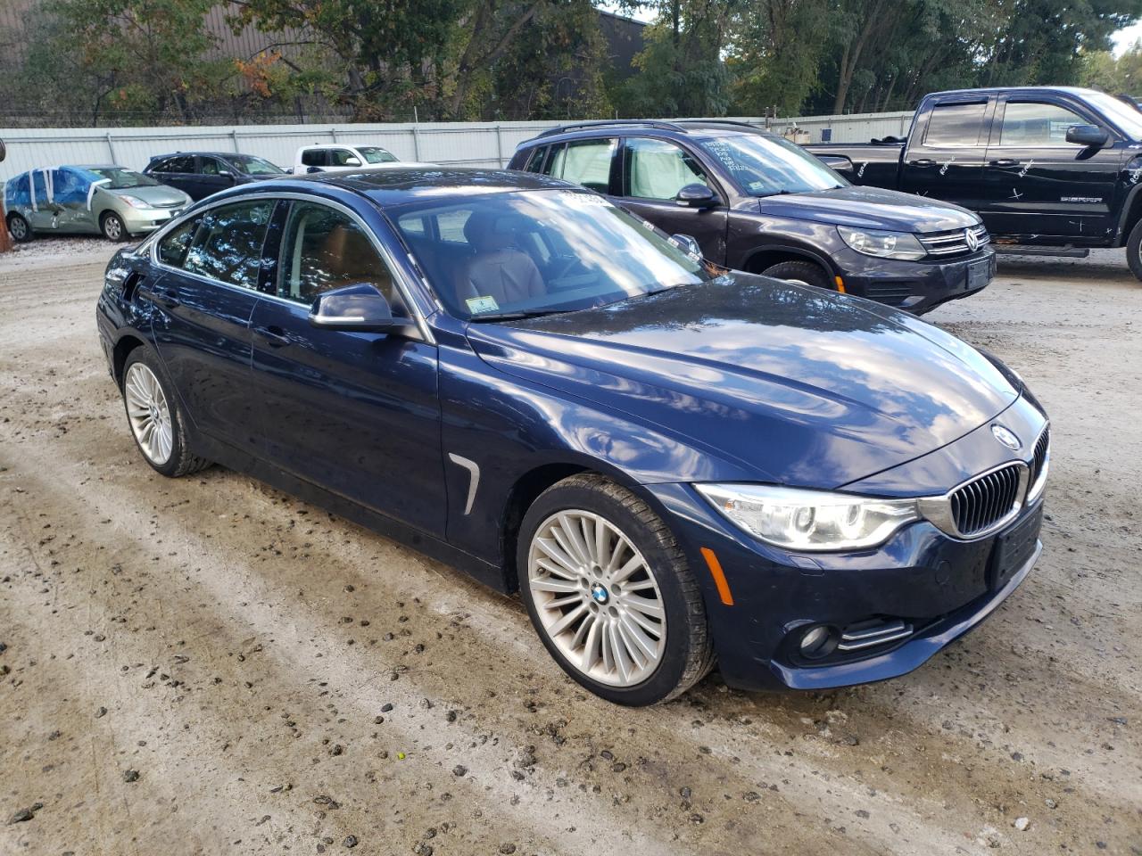 2015 BMW 4er VIN WBA4C9C59FD330495 Copart auction photo, rear end damage thumbnail 4