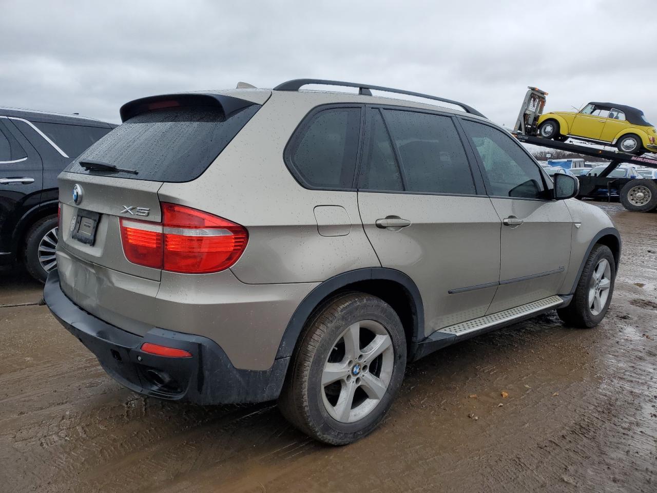 2008 BMW X5 VIN 5UXFE43568L009580 Copart auction photo, rear end damage thumbnail 3
