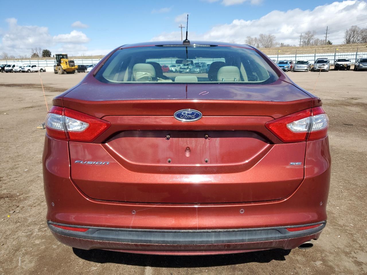 2014 Ford Fusion VIN 3FA6P0H70ER235910 Copart auction photo, side damage thumbnail 6
