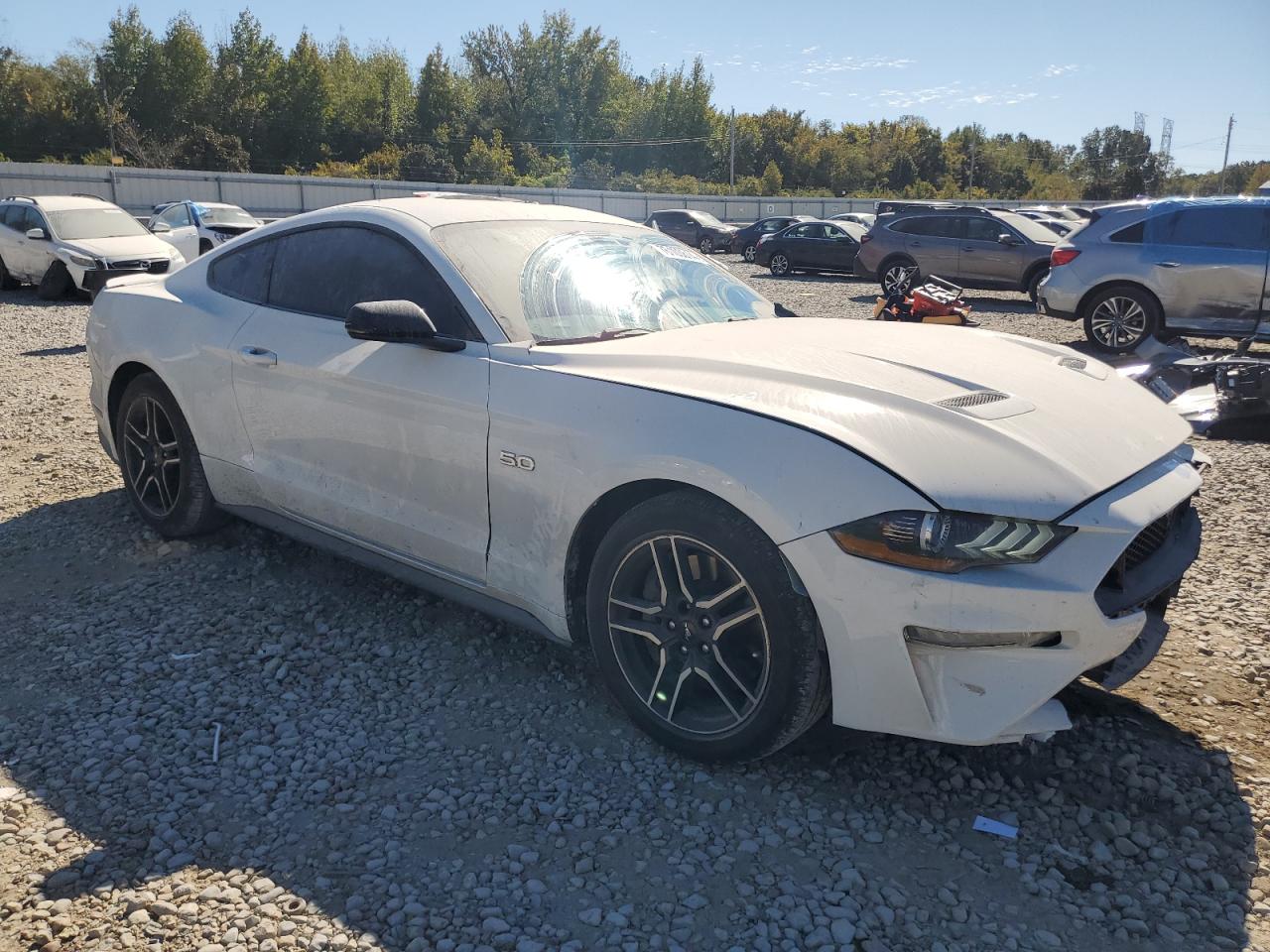 2018 Ford Mustang VIN 1FA6P8CF4J5161949 Copart auction photo, front end damage thumbnail 4
