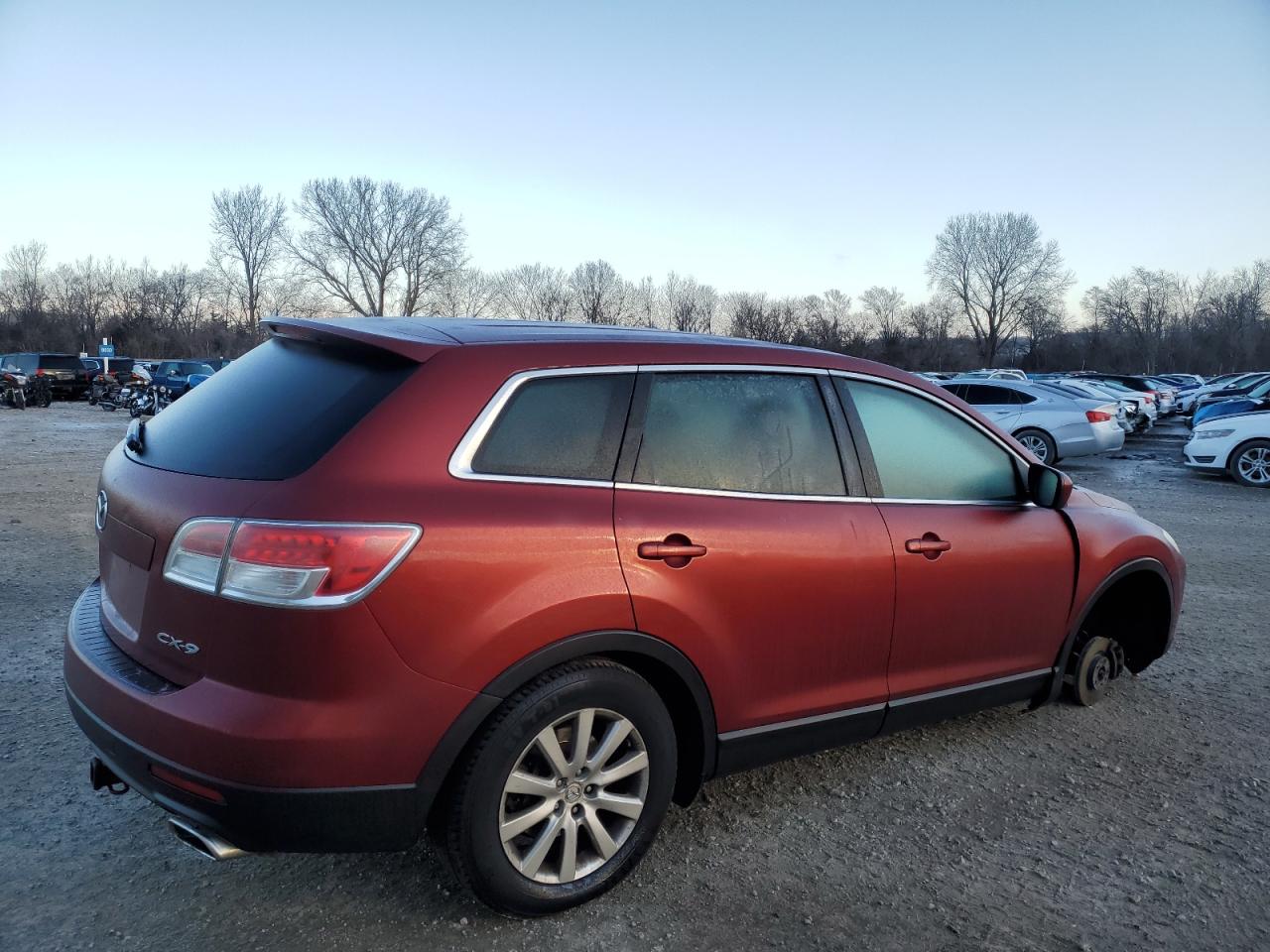 2008 Mazda CX-9 VIN JM3TB38A980140606 Copart auction photo, front end / undercarriage damage thumbnail 3