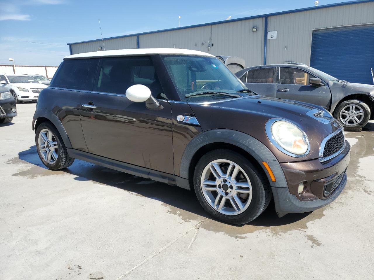 2011 MINI Cooper VIN WMWSV3C51BTY14255 Copart auction photo, rear end / hail damage thumbnail 4