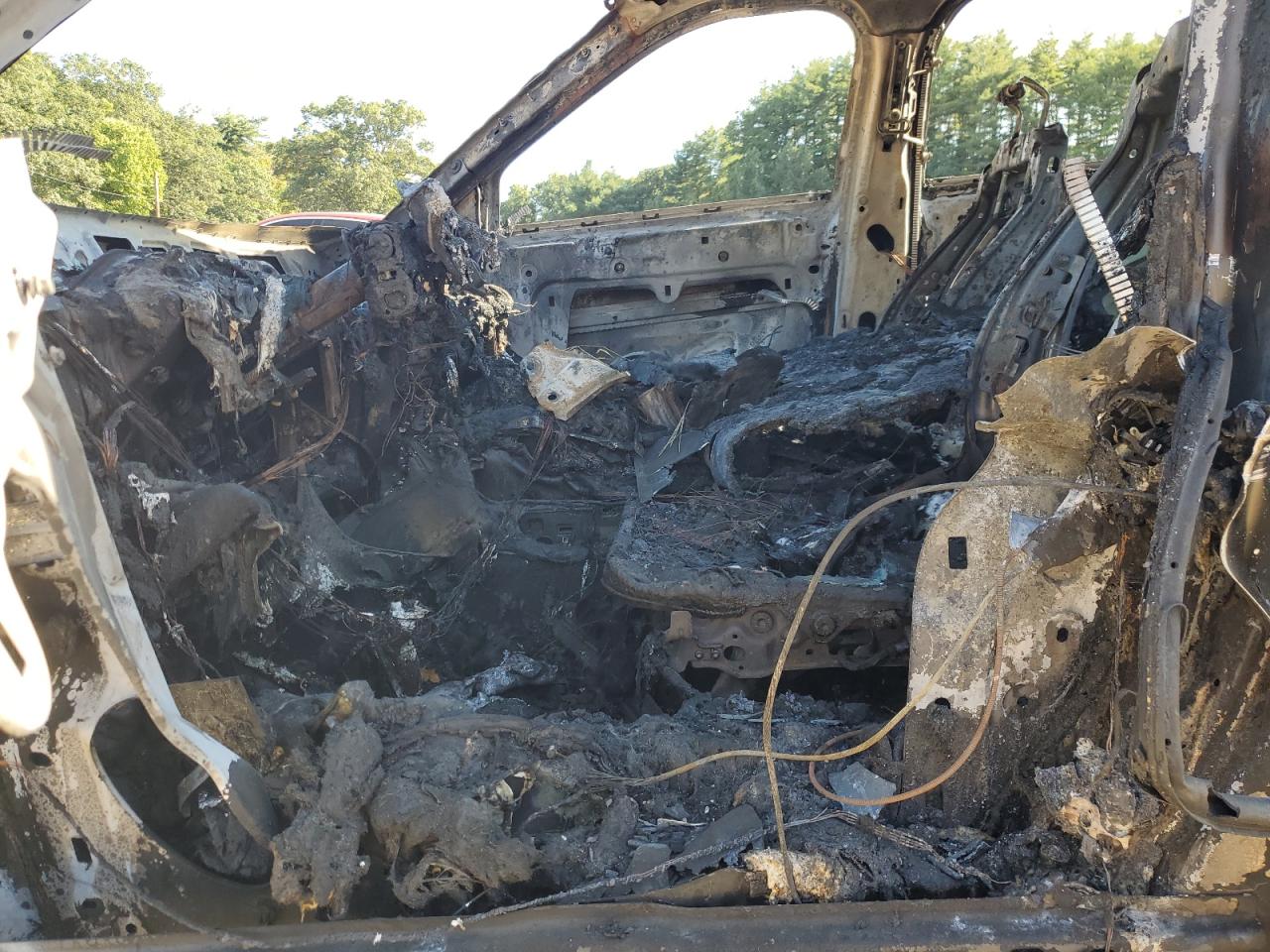 2020 Ford Explorer VIN 1FMSK8FH7LGA21255 Copart auction photo, burn damage thumbnail 7