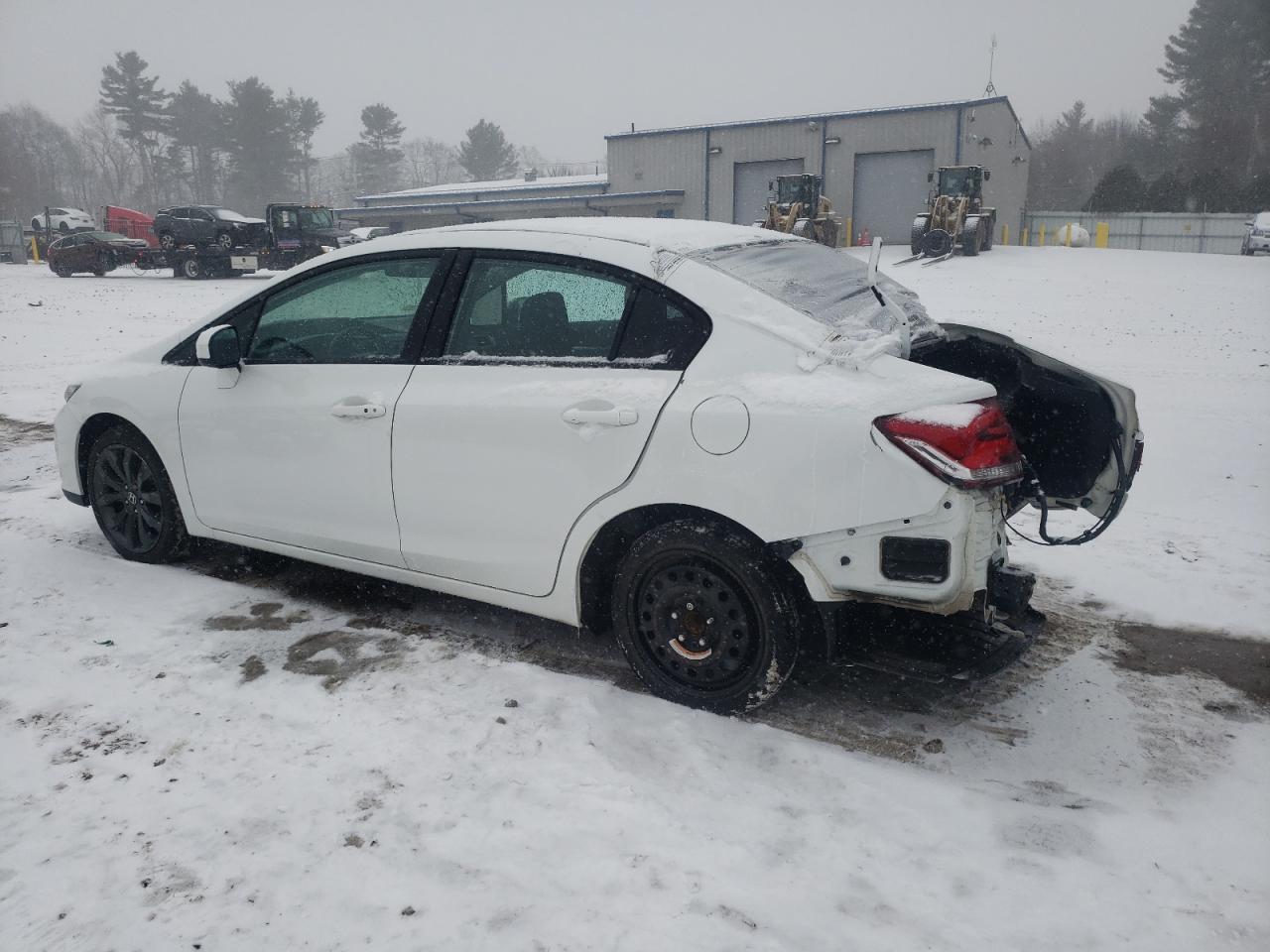 2015 Honda Civic VIN 19XFB2F95FE218876 Copart auction photo, rear end damage thumbnail 2