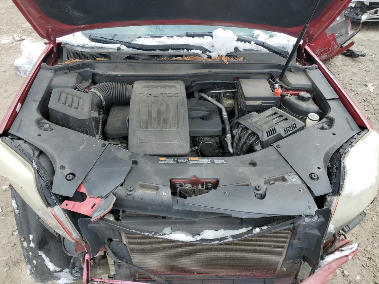 2013 GMC Terrain VIN 2GKFLREK7D6196469 Copart auction photo, front end damage thumbnail 11