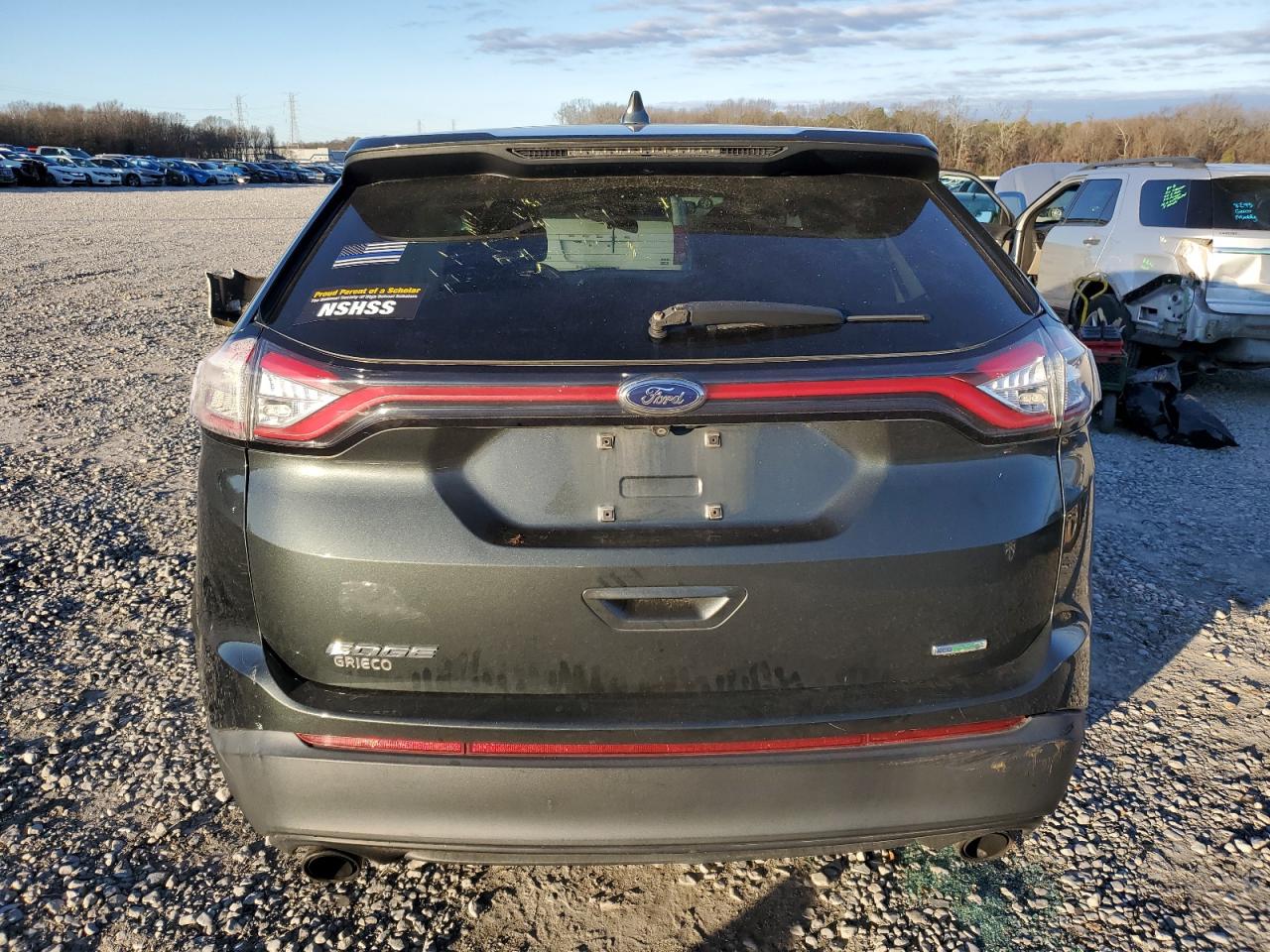 2015 Ford Edge VIN 2FMTK3G96FBB48461 Copart auction photo, side / front end damage thumbnail 6