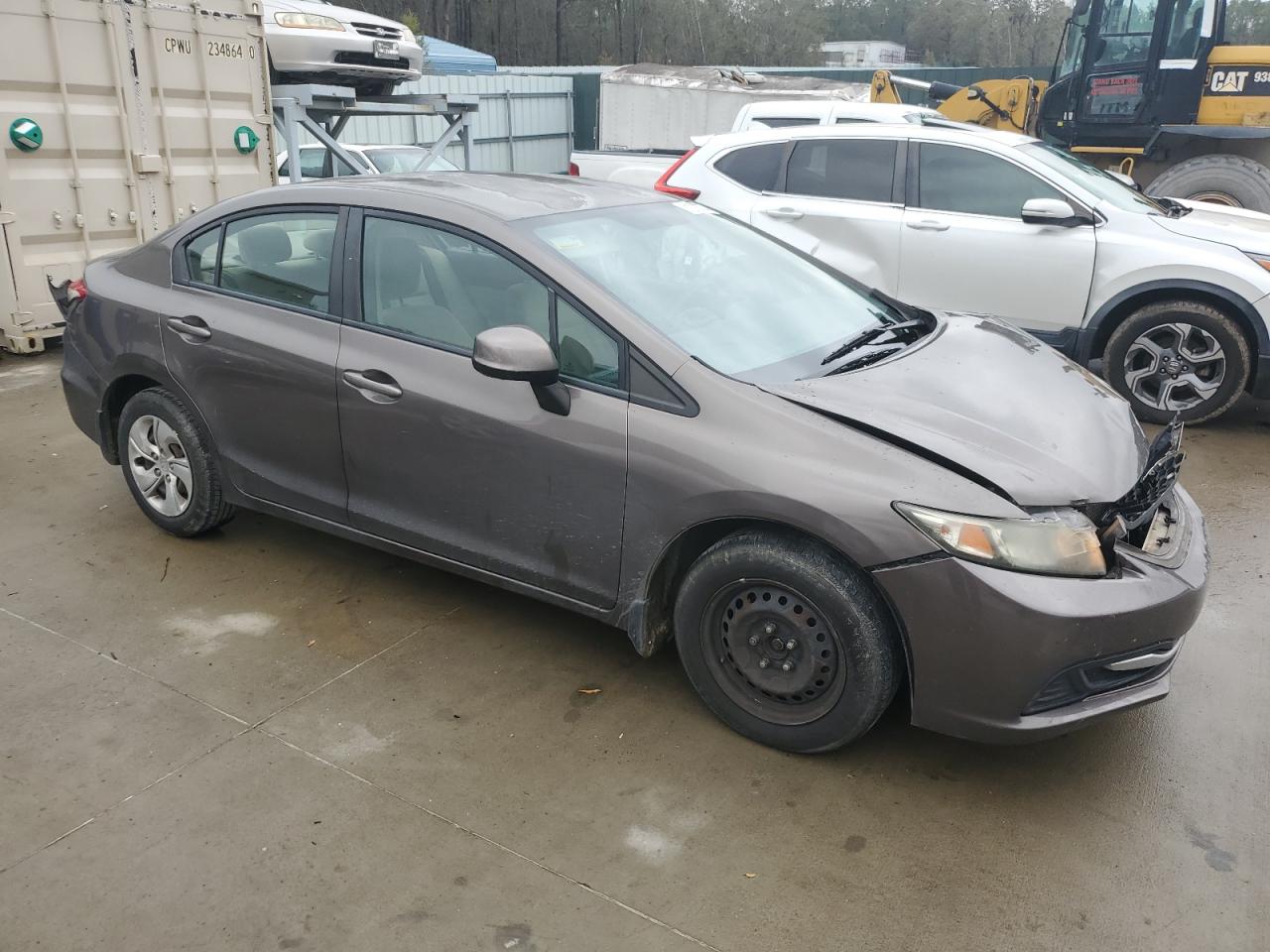 2013 Honda Civic VIN 2HGFB2F57DH534117 Copart auction photo, front end / minor dent/scratches damage thumbnail 4