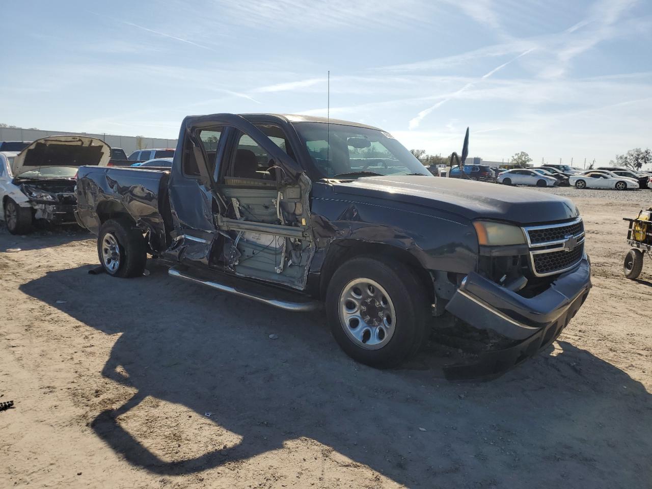 2006 Chevrolet Silverado VIN 1GCEC19V46Z209148 Copart auction photo, all over damage thumbnail 4