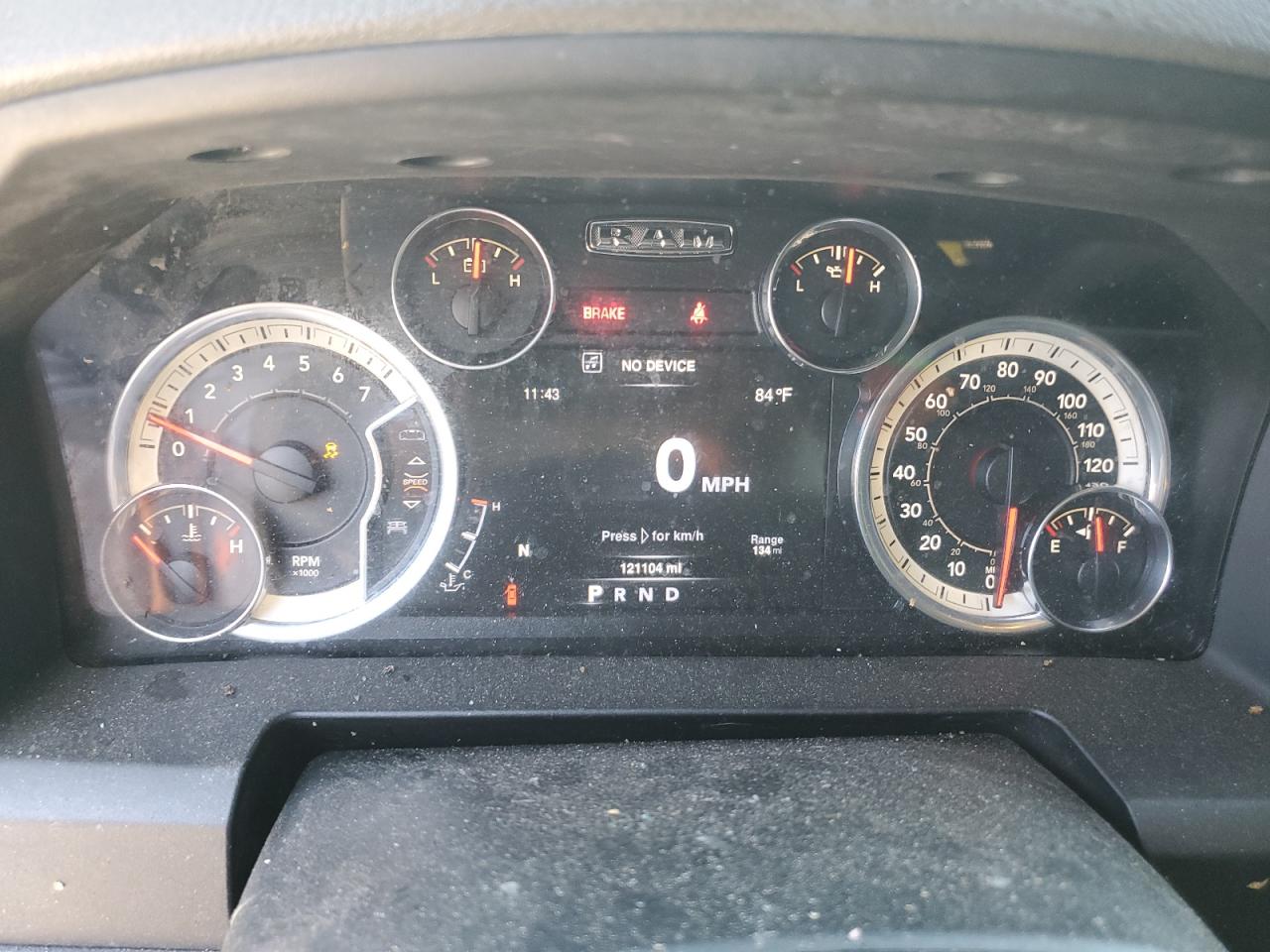 2016 RAM 1500 VIN 1C6RR7LG5GS314554 Copart auction photo, front end damage thumbnail 9