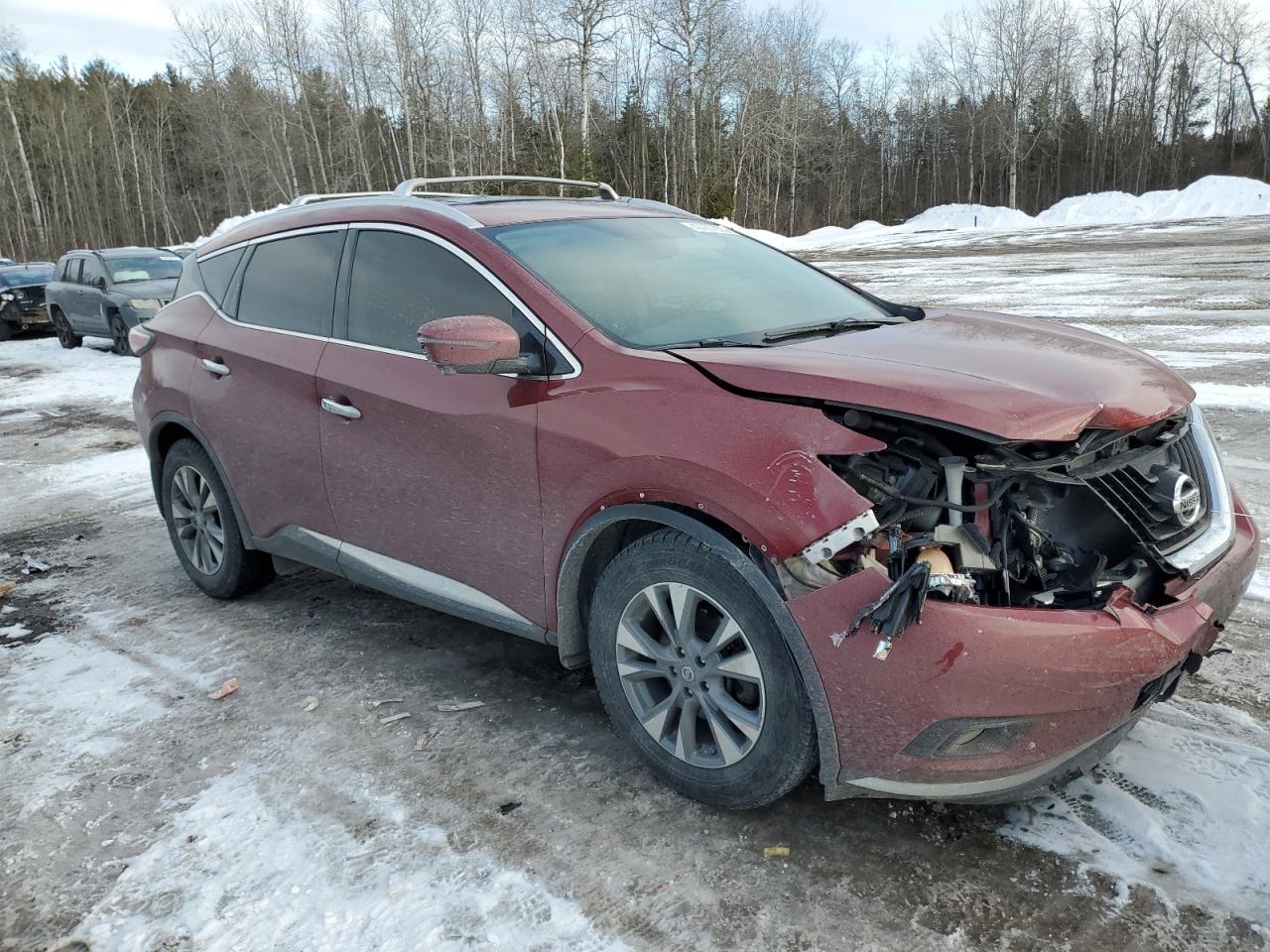 2017 Nissan Murano VIN 5N1AZ2MH2HN179478 Copart auction photo, front end / undercarriage damage thumbnail 4