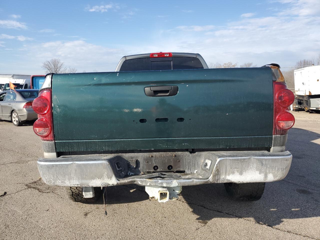 2007 Dodge RAM VIN 3D7KS28A37G802582 Copart auction photo, rear end damage thumbnail 6